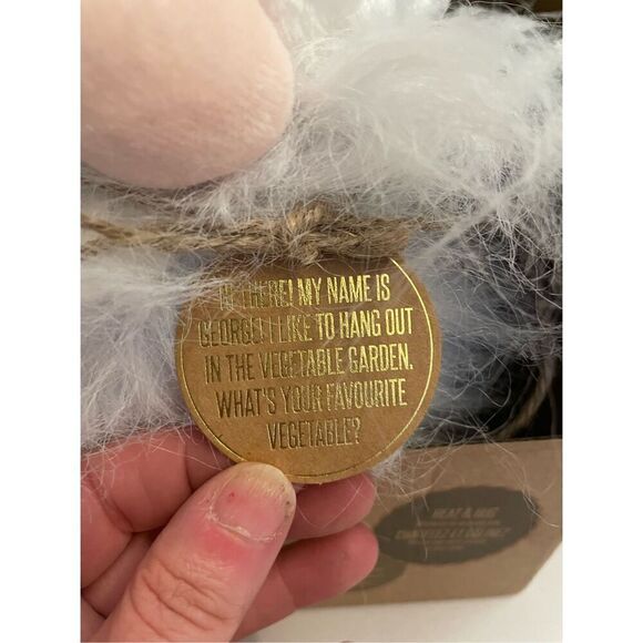 LITTLE TOASTIES "GEORGE" THE GNOME HEAT AND HUG HEATABLE PLUSH TOY NWT - Picture 3 of 8